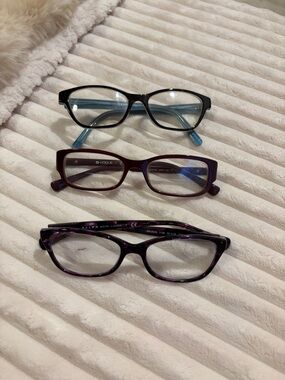 Women’s Eyeglasses Frames (must remove lenses) with cases